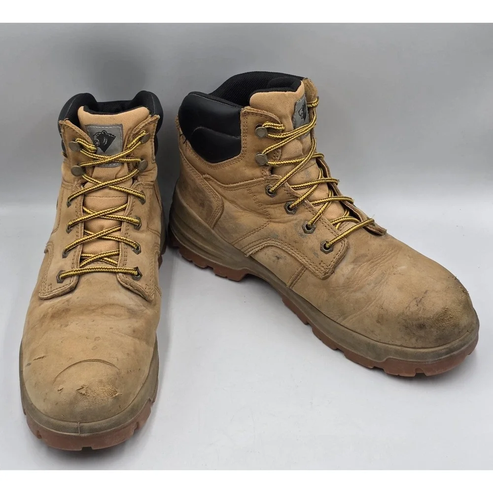 Herman Survivors Grizzly Steel Toe Work Boots Men's 10.5W Brown ASTM F2413-18